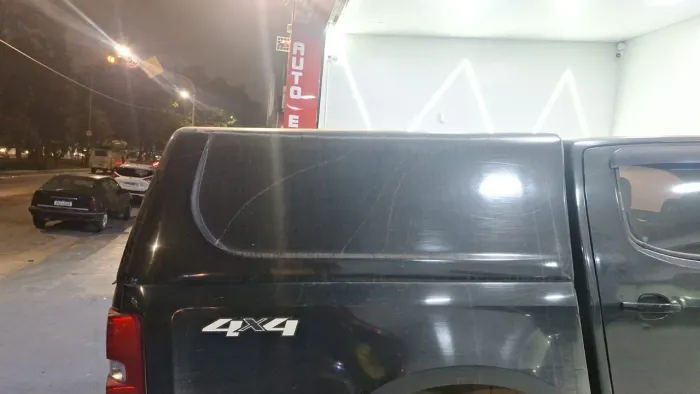 Capota de fibra para S10 cabine dupla 13 a 20