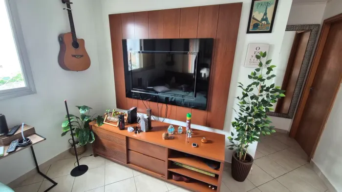 Rack tv com painel