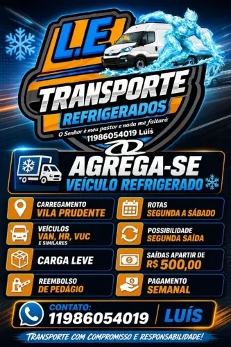 Agregar van e hr  refrigerada 