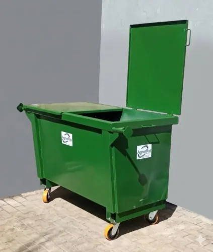 Contêiner lixeira 1500lts norma ABNT NBR 1334