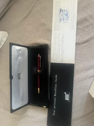 Caneta Mont Blanc esferográfica ..,certificado