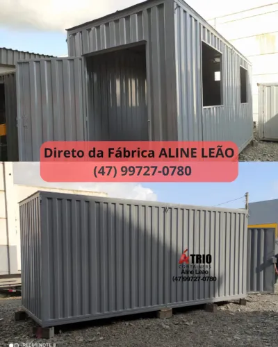 Dormitorio, deposito, escritorio Aço Galvanizado Nova Palhoça SC - Acoplável Piso Naval 