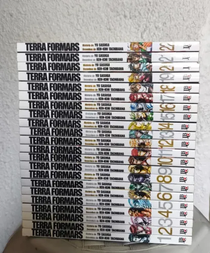 Coleção Mangá Terra Formars - Volumes 1 ao 22 (Completo até o hiato)