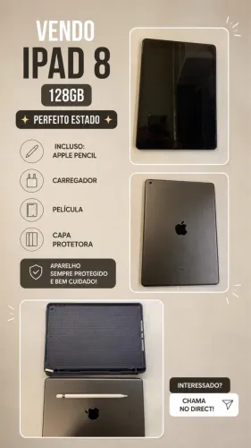 Ipad 8 geração 128gb