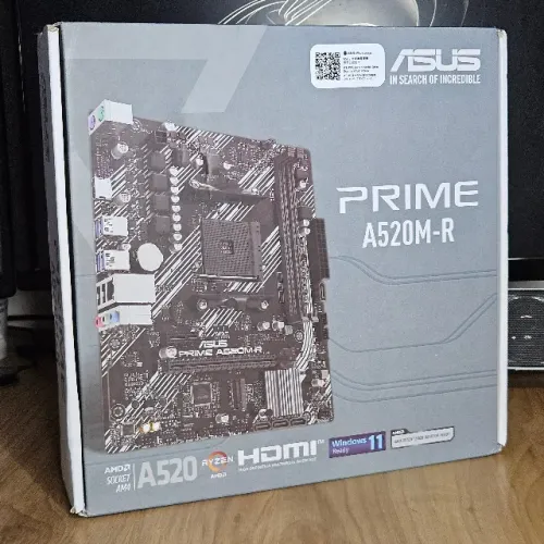 Placa-Mãe ASUS Prime A520M-R AM4 DDR4 - Nova e Lacrada na Caixa