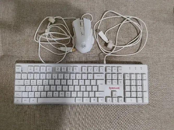 Kit Teclado Gamer Redragon K509w-rgb + Mouse