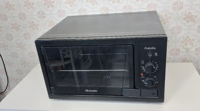 Forno elétrico Mueller Fratello 44L Preto fosco 110v - ac. cartão