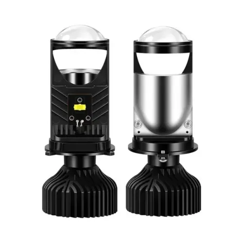 Kit Led H4 Mini Y6 Projetor Canhão 5500k 70w 12/24v H4