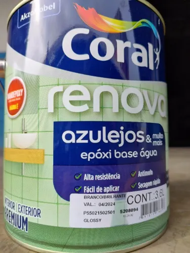 Tinta Epoxi Base Dagua Coral Wandepoxi
