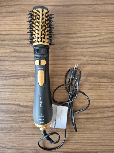 Escova Rotativa Britânia BER20PD 4 em 1 1300W Preta/Dourada - BivoltABC-1234567-XYZ