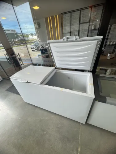Freezer horizontal 530 litros 2 tampas sólidas Gelopar 