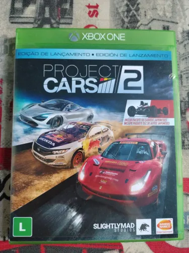 Project Cars 2 para Xbox One usado, pouco uso