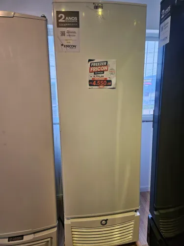freezer vertical 569 litros branco - 2 anos de garantia 
