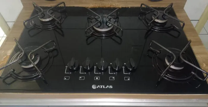 Cooktop atlas 5 Bocas.