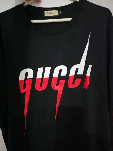 Camiseta Gucci EG Preta Tailandesa