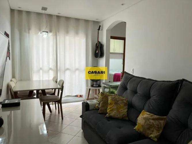 Apartamento bonito, 2 quartos, sacada, andar alto, 1 vaga livre, 56m2- Assunção - Sbc ( ap