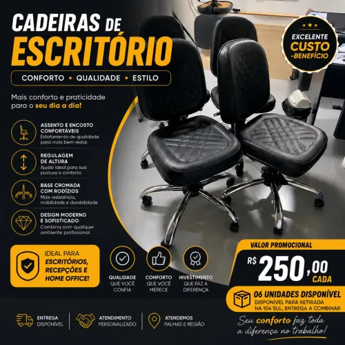 CADEIRAS DE ESCRITÓRIO 