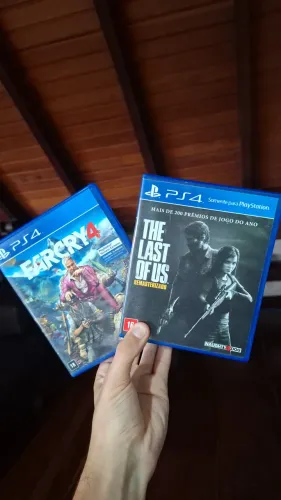 Jogos ps4 the last of us remasterizado e farcry 4 ( serve para ps5 tbm)
