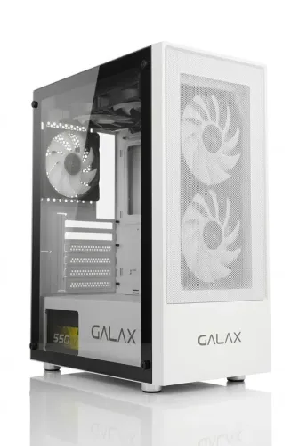 Gabinete Gamer Galax Revolution 05W Branco Mid Tower ATX com 4 Fans