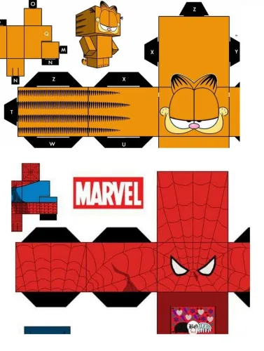 Aniversarios , Personagens impressos pra montar