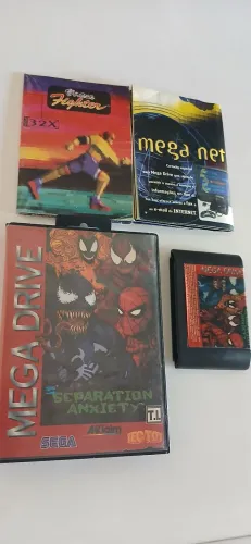 Jogo Original Tectoy p/ Mega Drive Separation Anxiety na Caixa Sem Manual Ótimo estado !!!