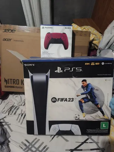 Ps5 slim com acessórios 