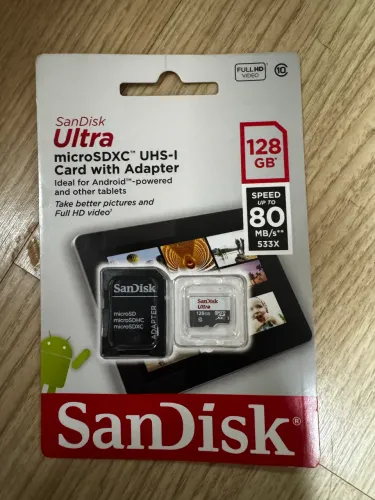 Cartão de memória 128gb 