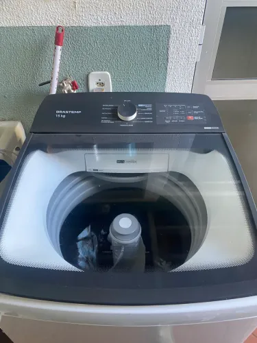 Máquina de lavar - Roupas Brastemp 15kg Cesto Inox 12 Programas - na garantia 110v 