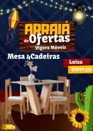 Mesa promoção