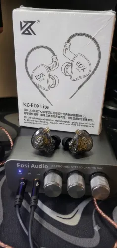 Fone de ouvido in-ear KZ EDX Lite