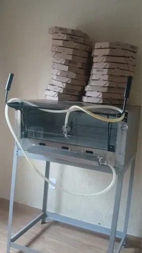 Vendo forno a gaz novo usado somente pra testar 