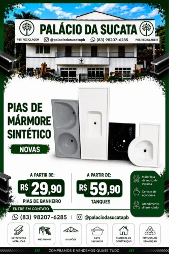 PIAS DE MÁRMORE SINTÉTICO NOVAS