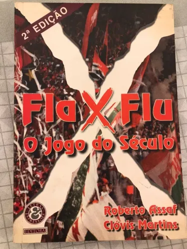 Livro histórico Fla x Flu o jogo do século