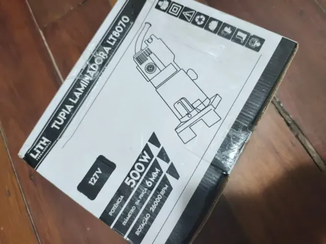 Tupia Laminadora + jogo de fresas para madeira