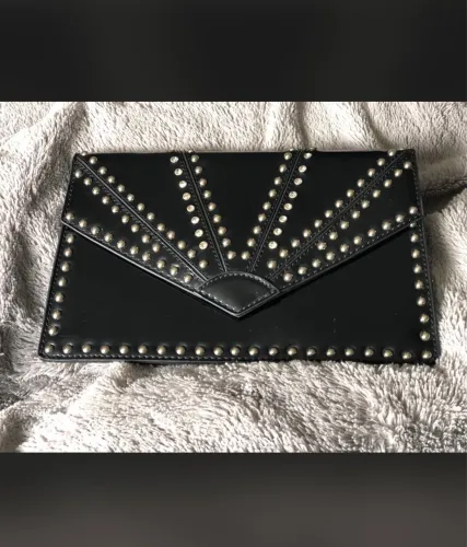 Clutch bolsa preta