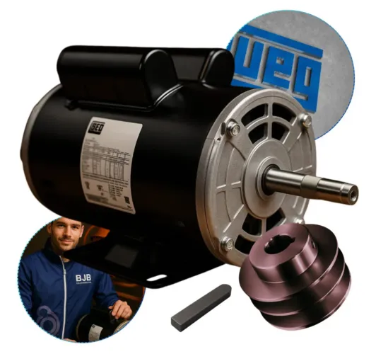 MODELO NOVO WEG 2 CV MONOFÁSICO SEMI NOVO 