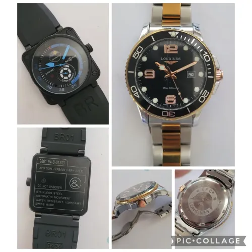 Relógio Bell & Ross automático + longines primeira linha lindo vale muito mais 