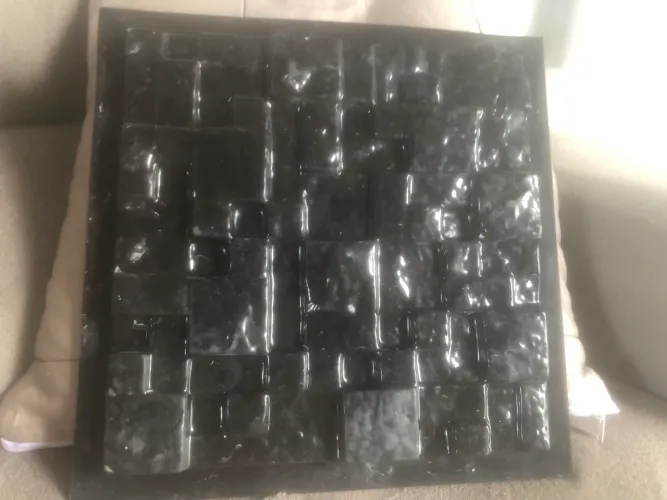 Placas moldes de gesso