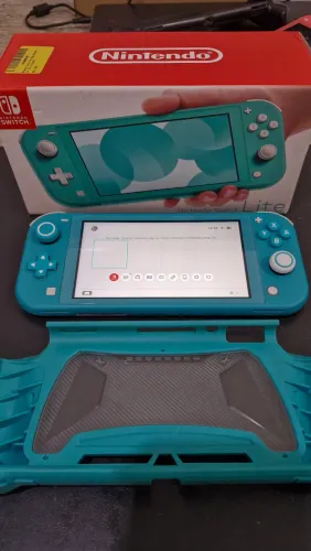 Nintendo switch lite turquesa