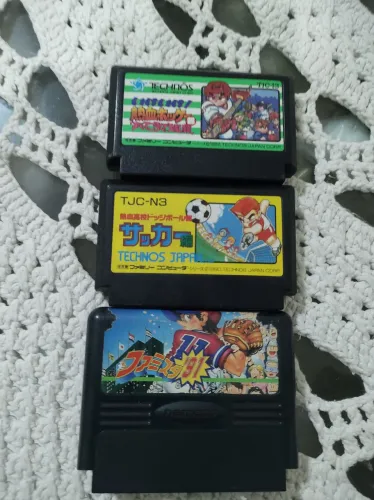 Lote de jogos nes japonês original