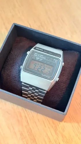 Relógio seiko digital lc anos 80