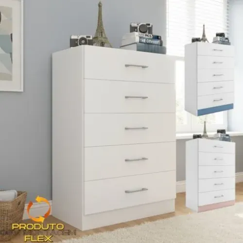 Cômoda 5 gavetas 260,00