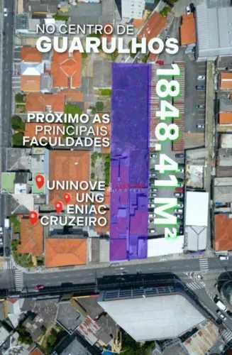 Terreno à venda, 1848 m² por R$ 11.500.000,00 - Jardim Madeirense - Guarulhos/SP