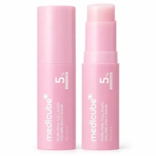 Bastão rosa Medicube Pink Collagen Balm 10g Original Coreano colageno facial 