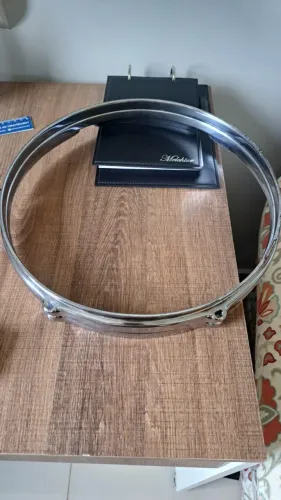 Par de aros para tom 13 polegadas 6 afinações