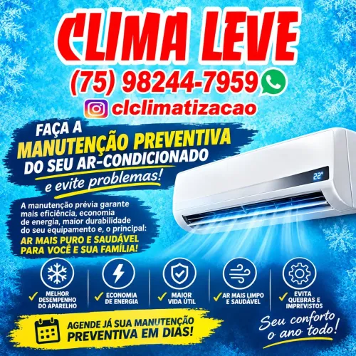 Clima leve climatização