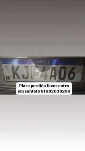 Placa perdida 