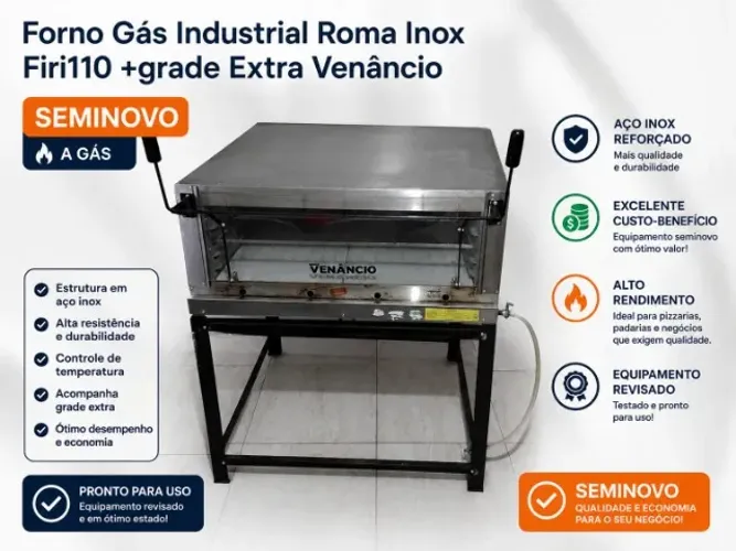 Forno industrial a gás
