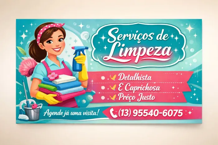 Limpeza no capricho 