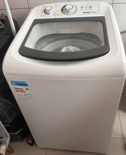 Máquina de Lavar Consul 9kg Branca CWB09BB - 127V (Perfeito Estado)